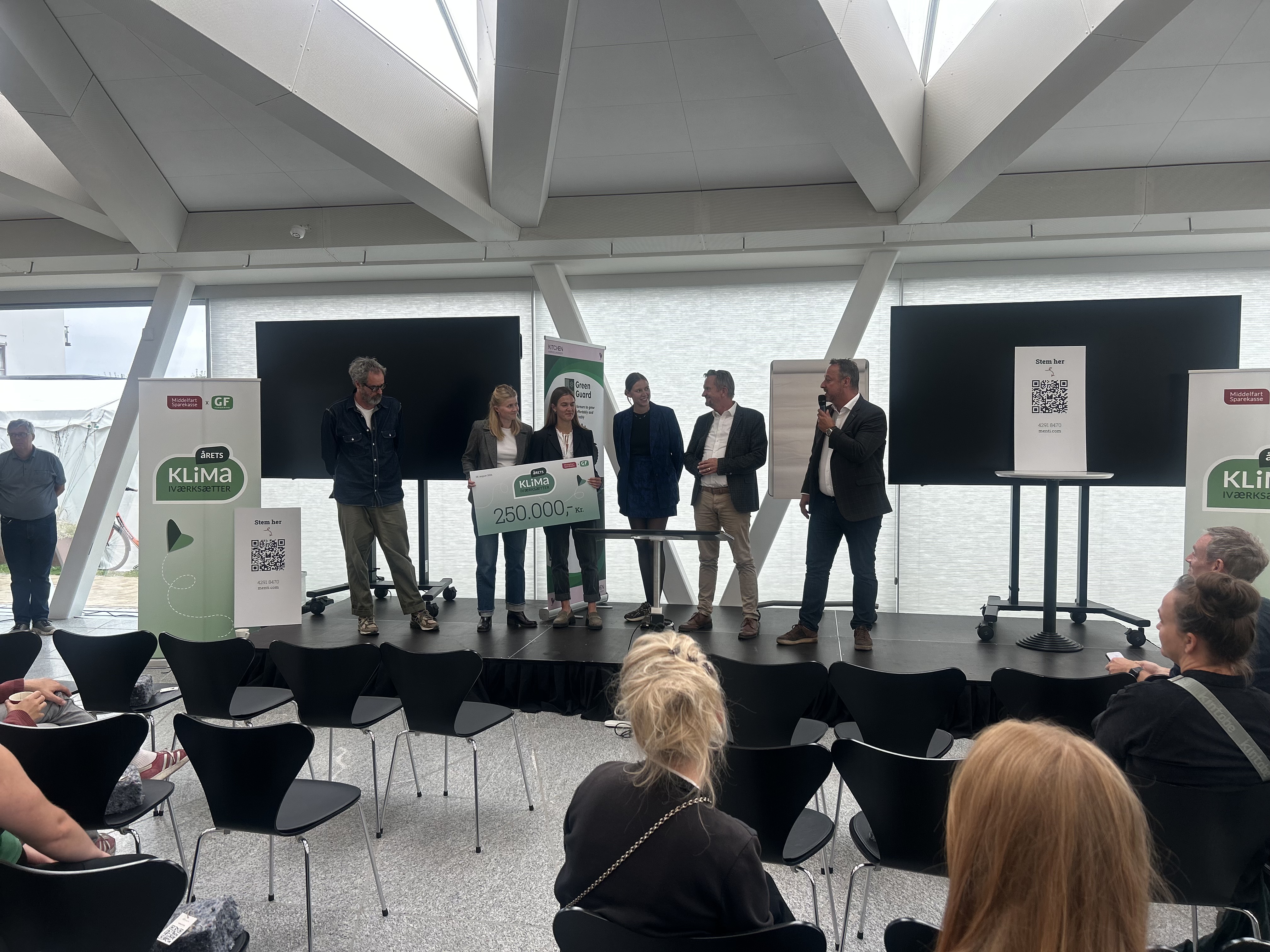 Dobbelt jubel i Middelfart: Circrete er Årets Klimaiværksætter og løb også med en bid af publikumsprisen